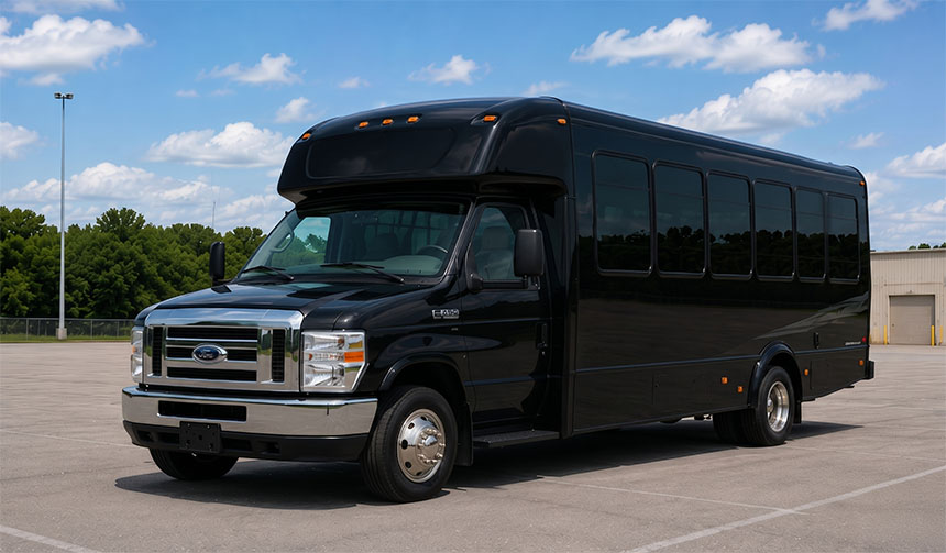 20-passenger minibus available for charter in Lancaster, CA